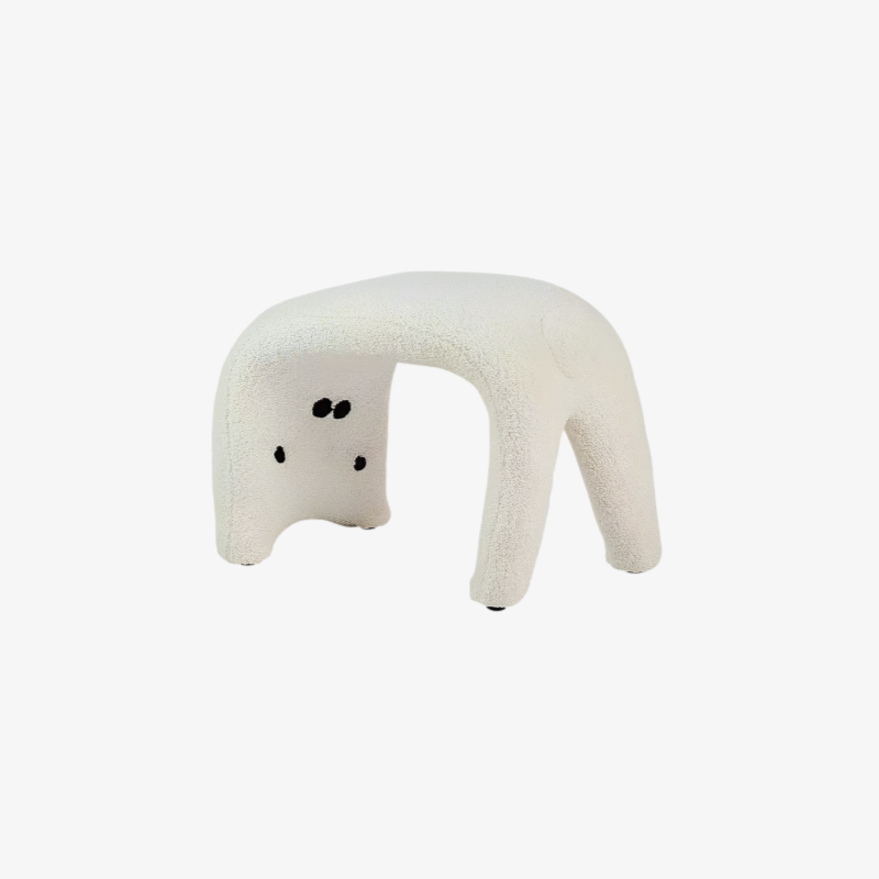 북유럽 캐릭터 동물 화장대 가정용 액체 낮은 의자 신발 교환대 현관 신발 걸상