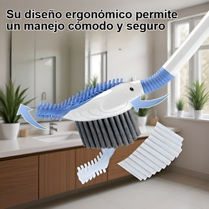 Cepillo de baño de silicona para base de baño.