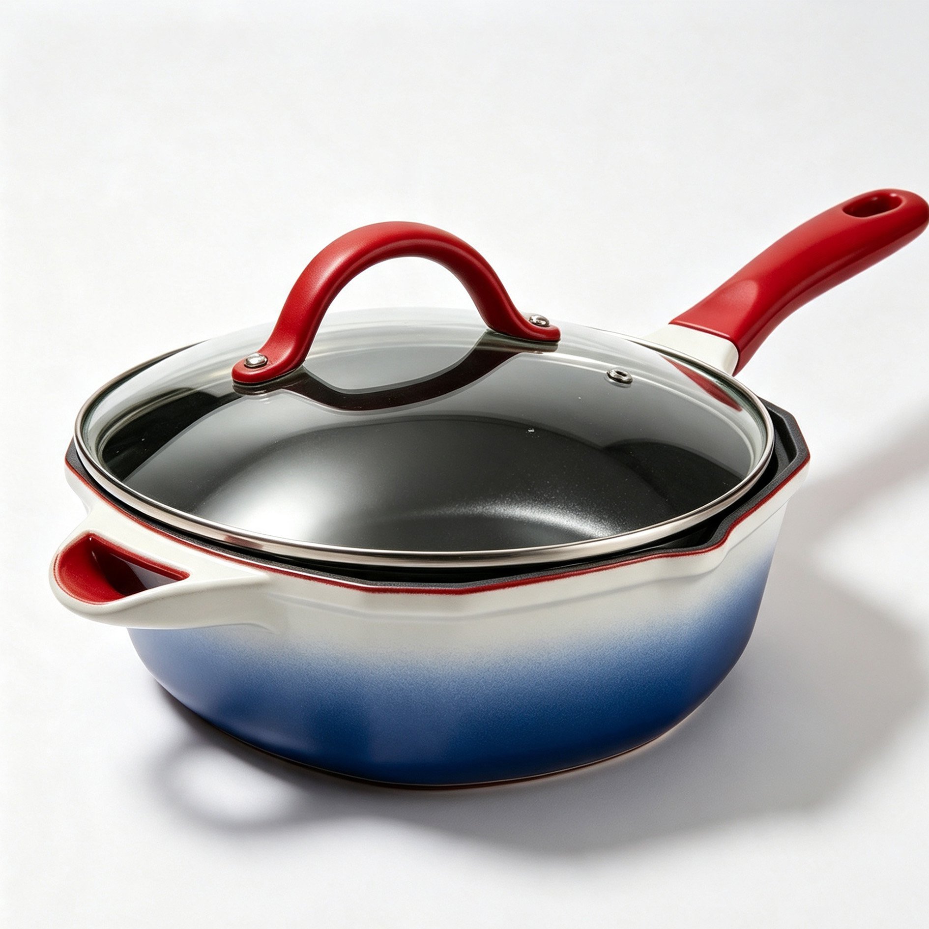 Blue Rhythm Star Anise Non-stick Wok