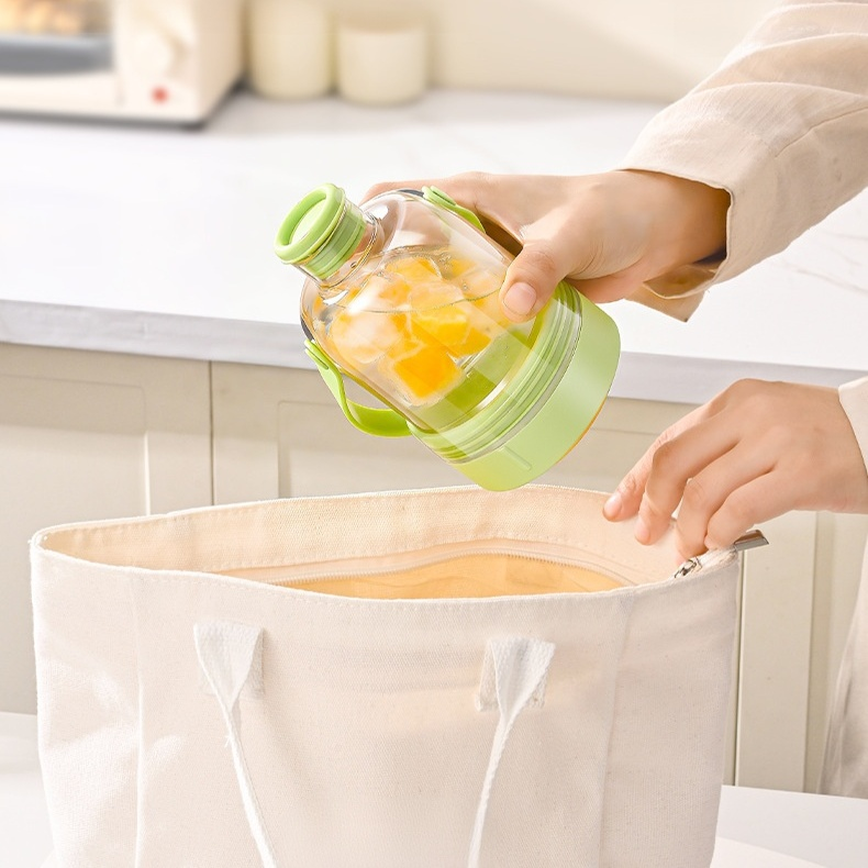 夏日墩墩杯帶提手冰格水壺