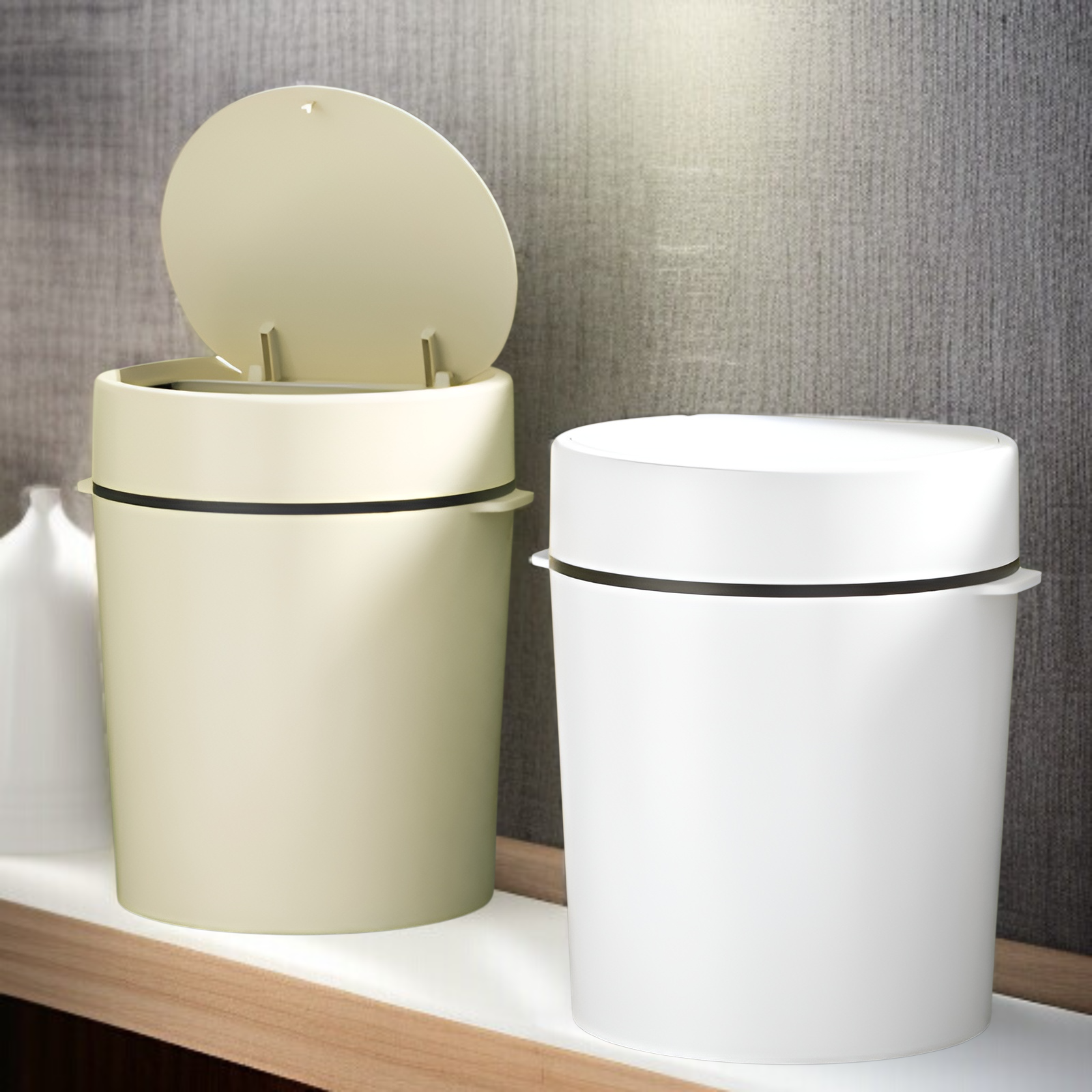 家庭用キッチン大口径ゴミ箱リビングルーム大容量ゴミ箱アロマセラピー収納収納バケツポップアップ蓋収納バケツ