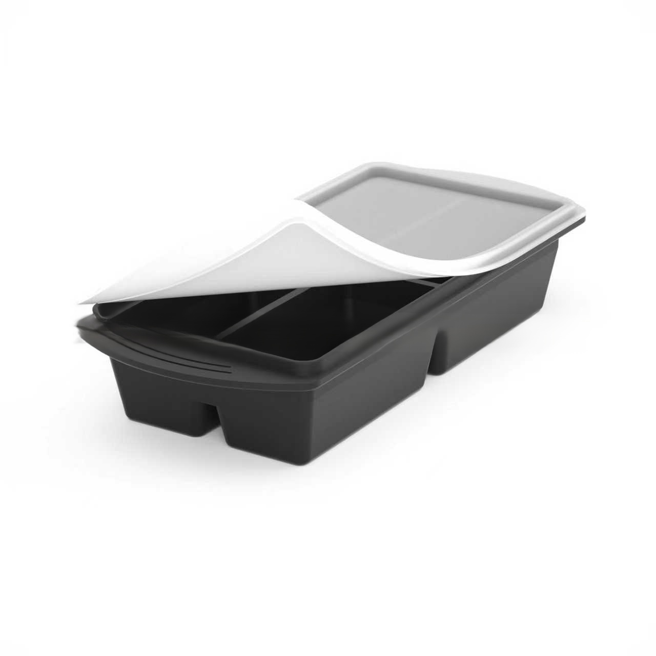 Household 4-Grid Ice Cube Tray with Lid