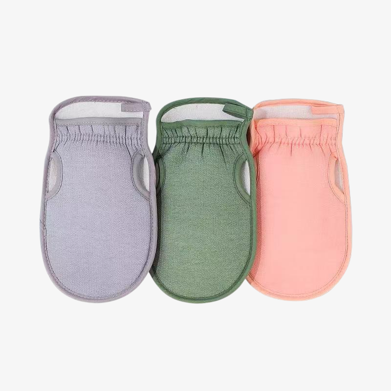 強力な角質除去、背中のスクラブ、バスグローブ用のバスタオル。