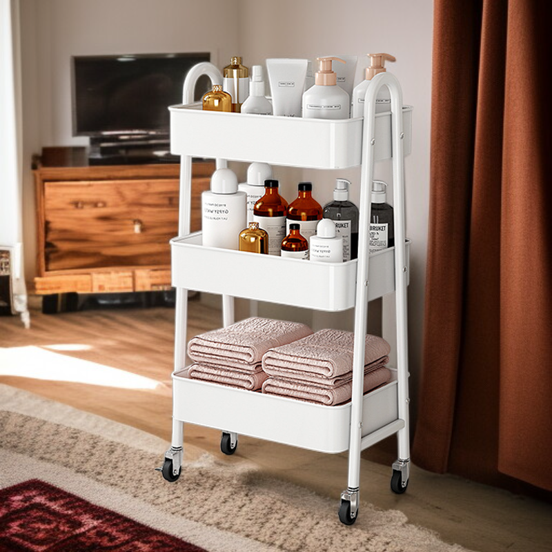 Multifunkční odnímatelná vícevstvá úložná police Vhodná do kuchyně, ložnice a koupelny