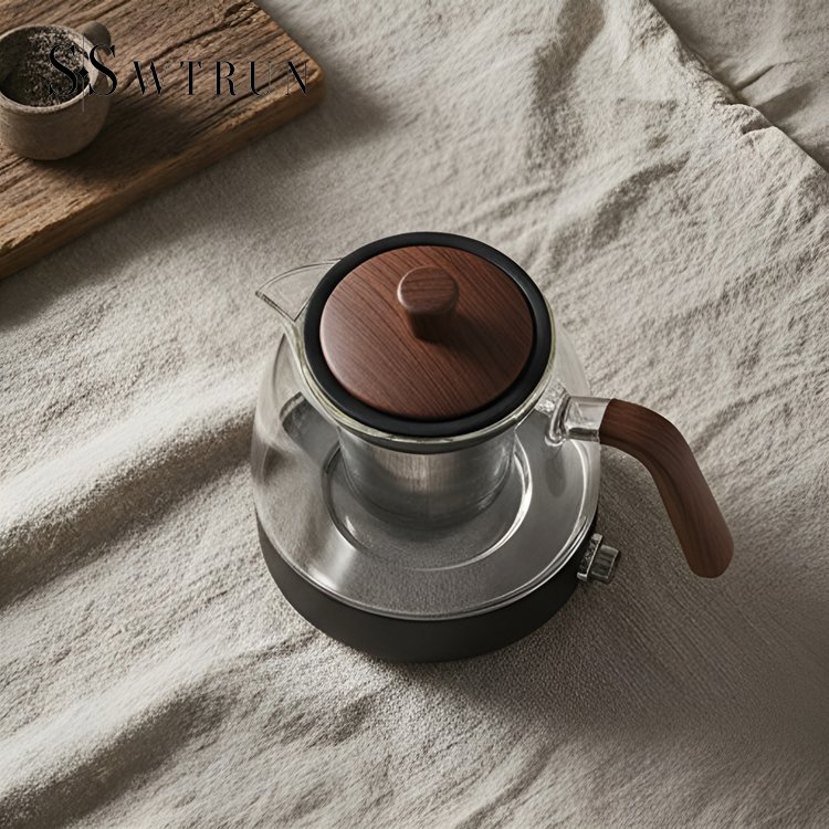 耐熱ガラス製ポットの使用例