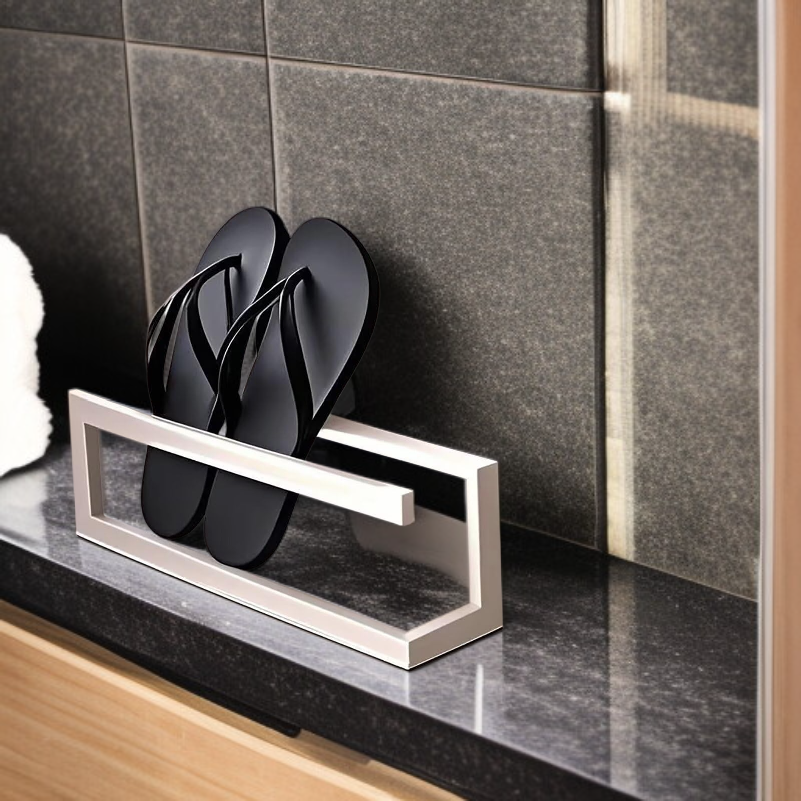 욕실용 금속 미국 슬리퍼 랙