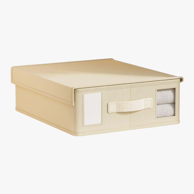 Non-woven fabric four-piece storage box for clothes, fabrics, bed sheets, wardrobes, bedroom duvet c