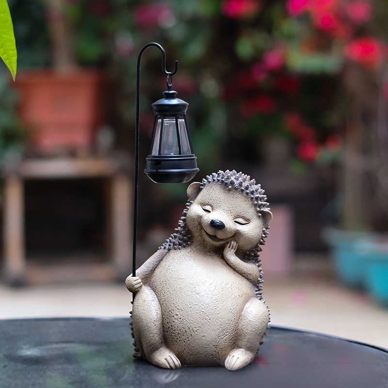 クリエイティブソーラー ハリネズミ庭園装飾ライト