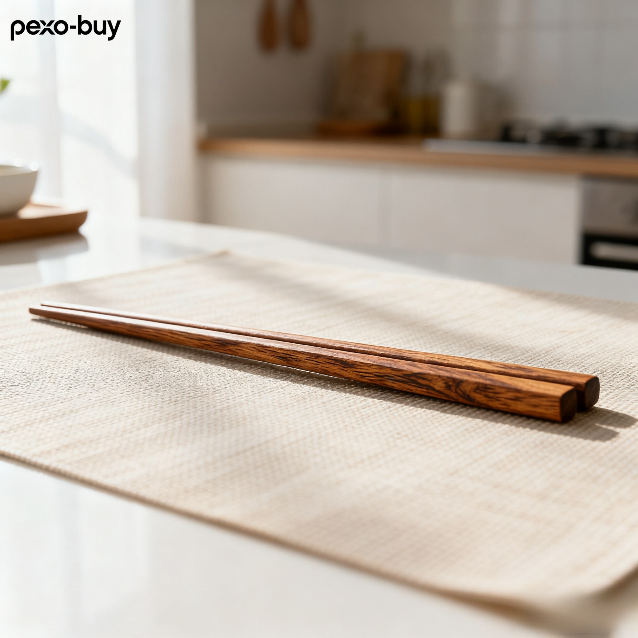 견고한 나무 젓가락 (10쌍)