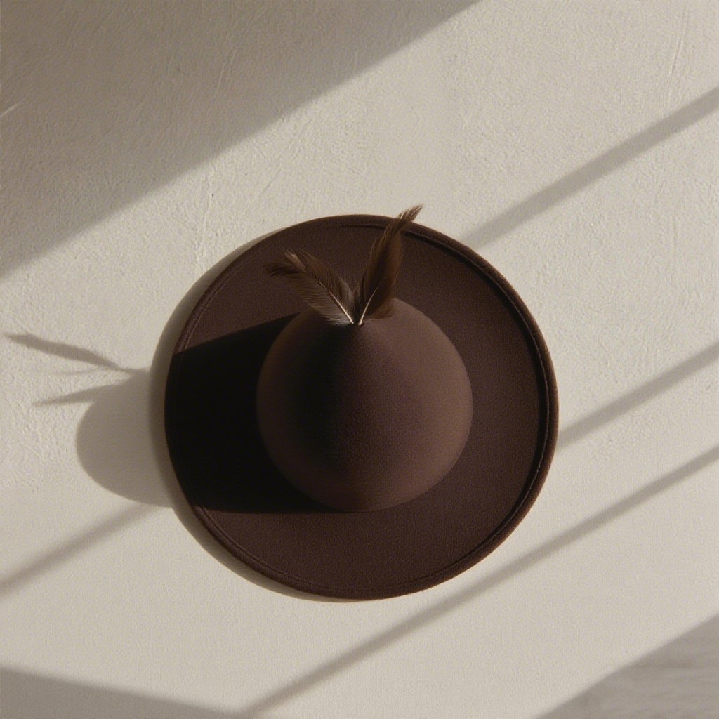 다양한 컬러의 라운 아트 캡 진열 사진