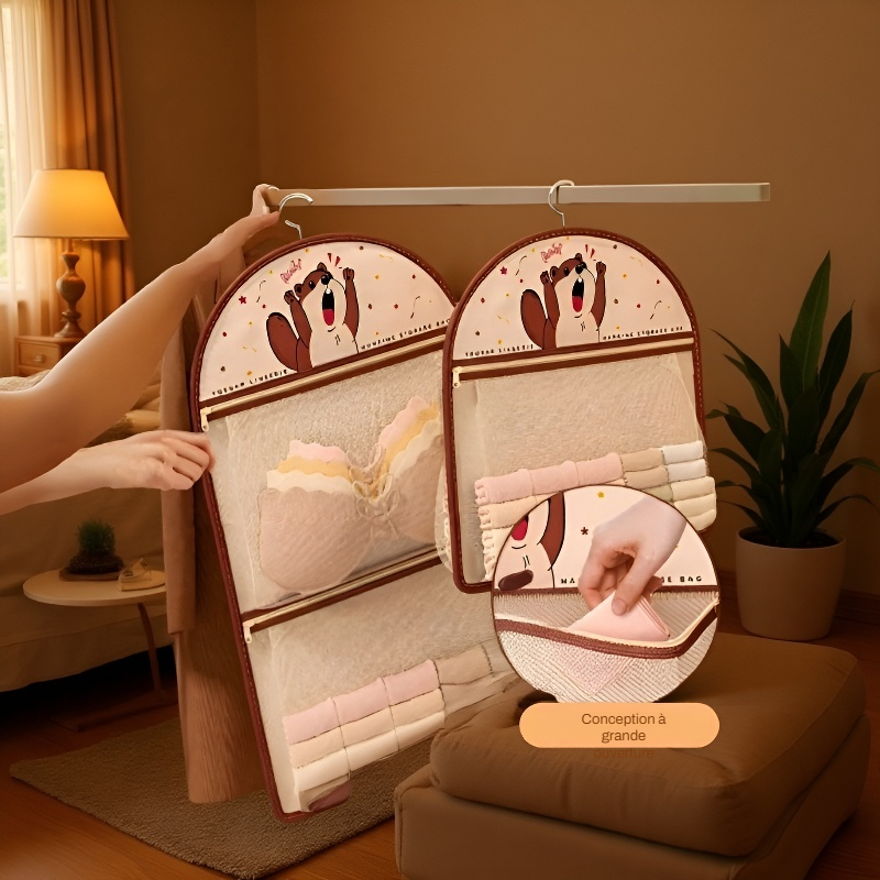 Sac de rangement multifonction à maille