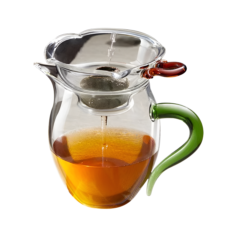 耐热玻璃茶过滤器公道杯功夫茶组