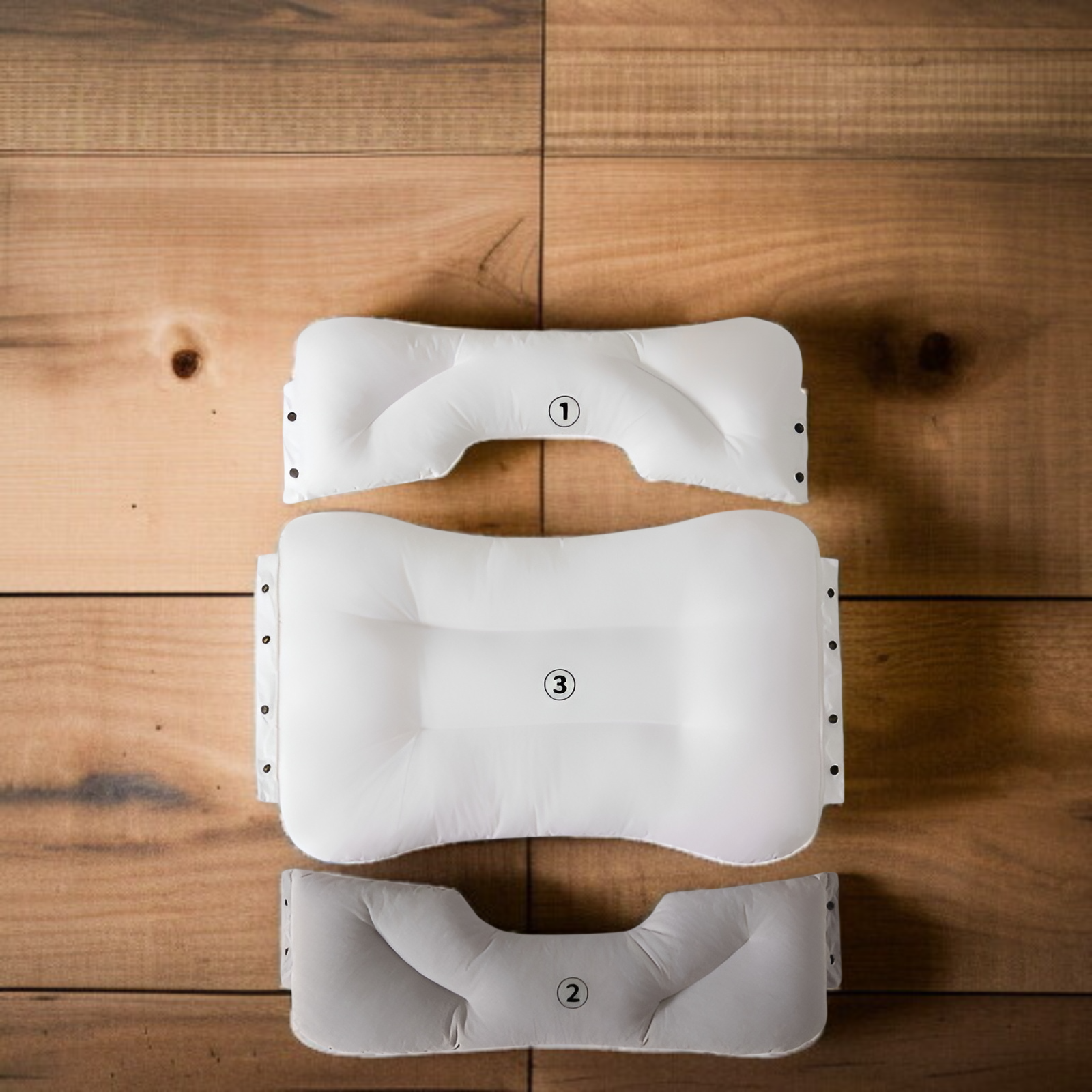 二層式、3in1取り外し可能な枕芯、大人用ネックサポート、家庭用、ダウン/フェザー枕芯