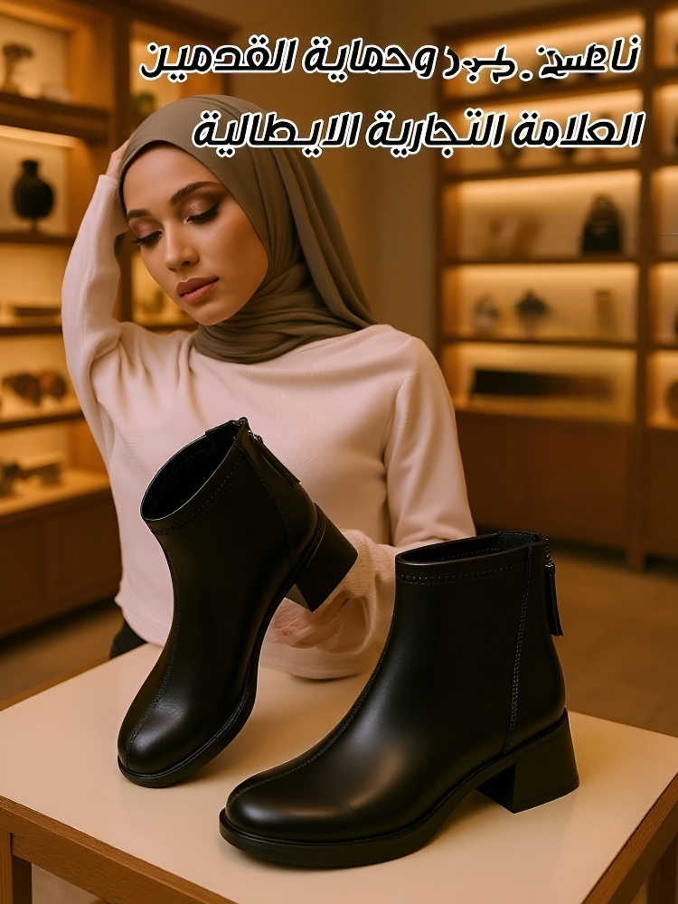  حذاء عصري أنيق نسائي إيطالي عالي الكعب