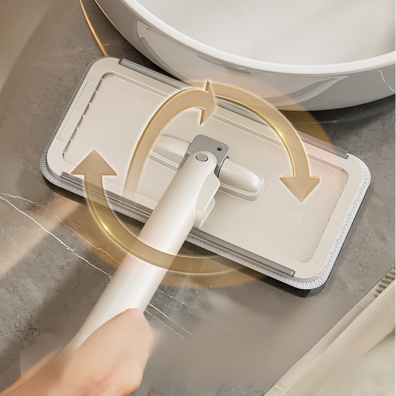 Mini multifunction automatic clip cloth desktop small mop lazy handsfree use mop