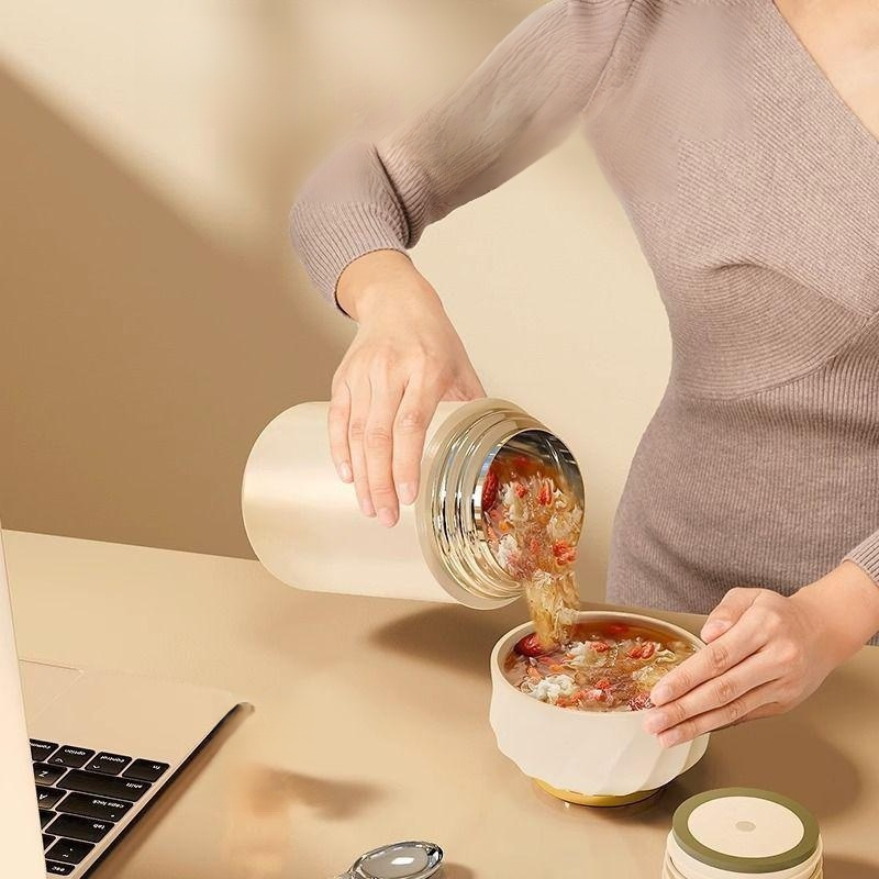 Multi-functional Portable Insulated Lunch Jar