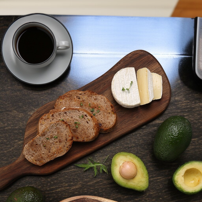 لوح تقطيع من خشب الأوبان الطبيعي بالكامل