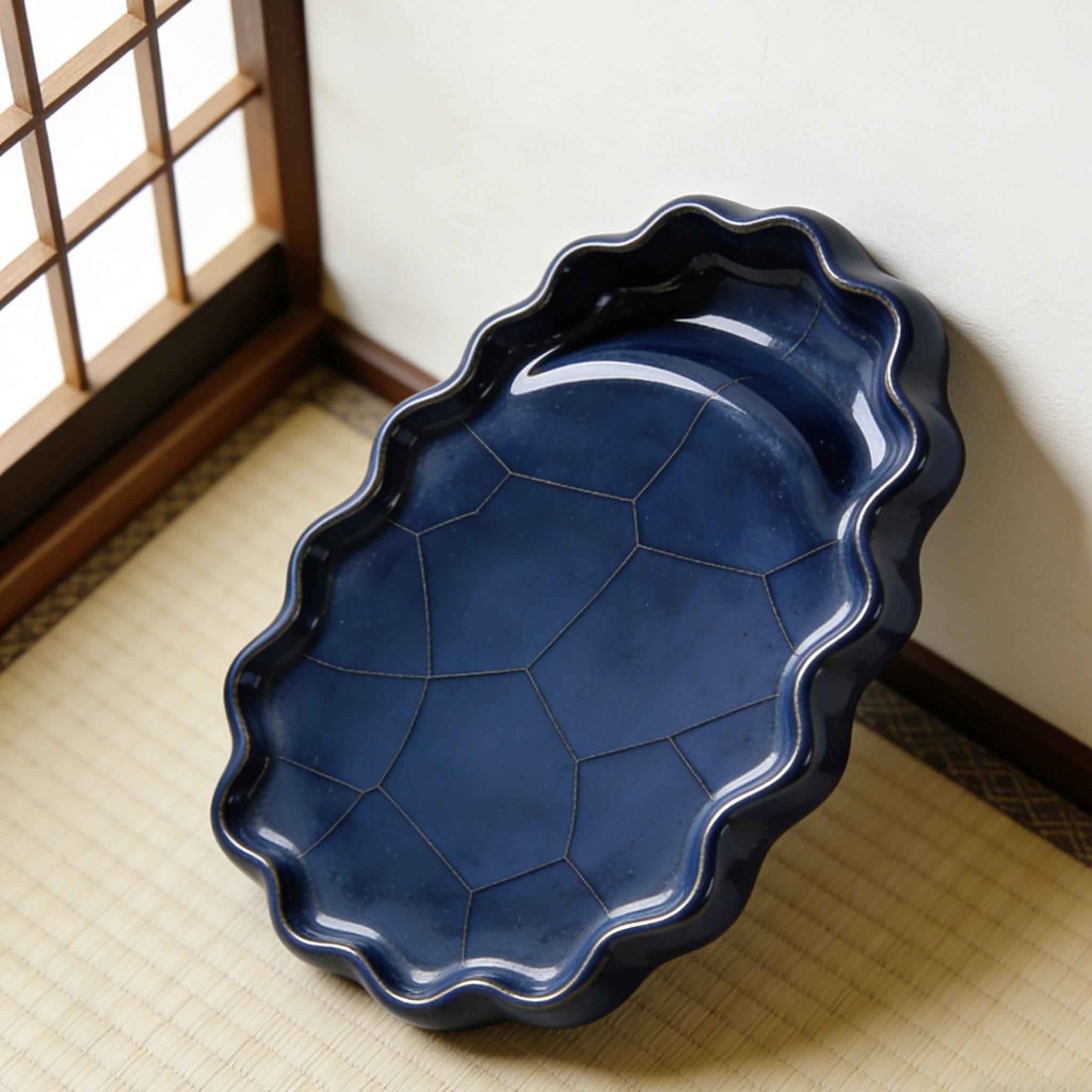 手作り天然石硯台