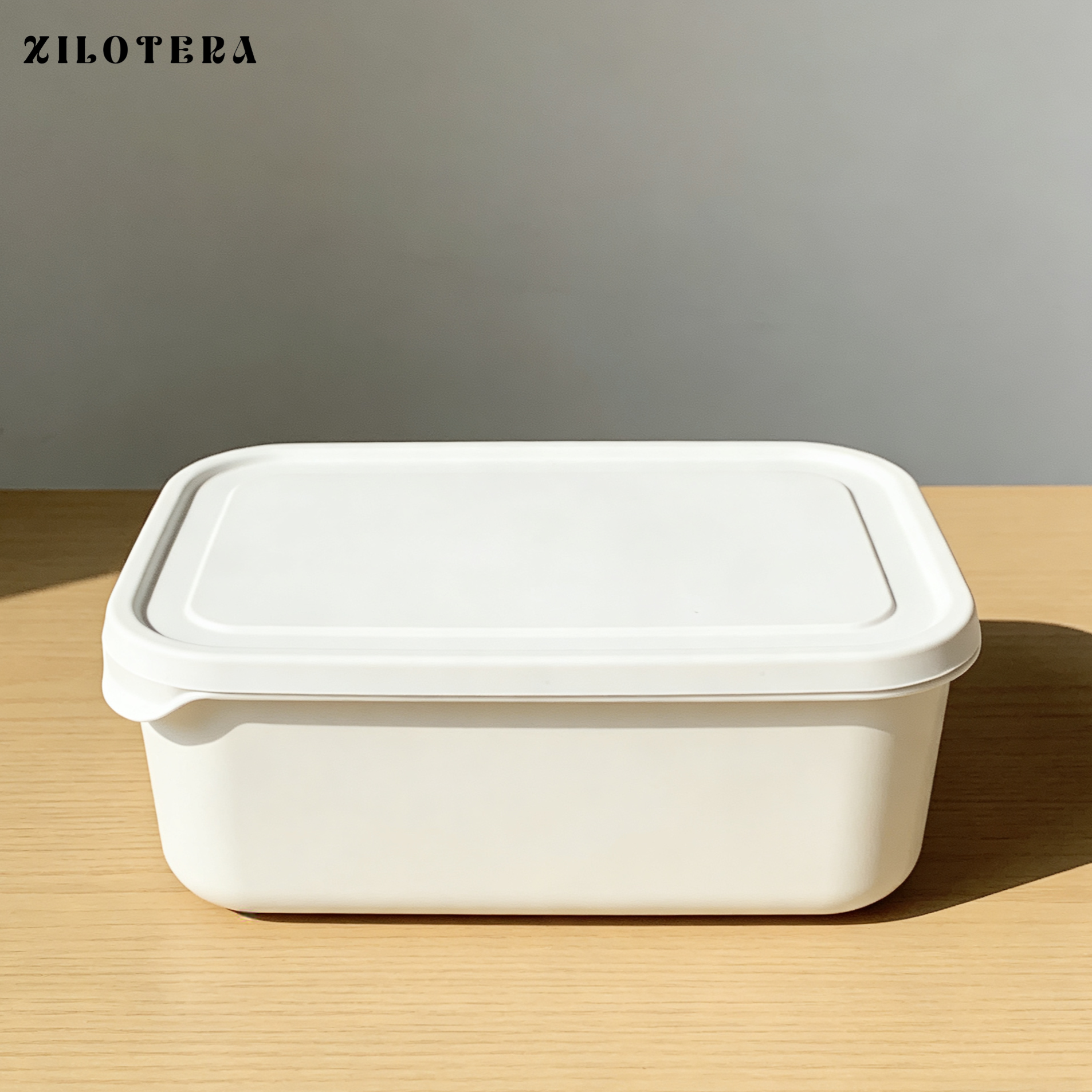 白色密閉収納ボックス（6個入り）