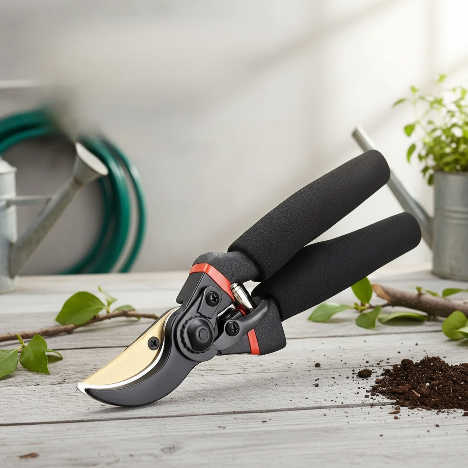 Sécateur puissant pour jardinage, taille de haies et arbres fruitiers