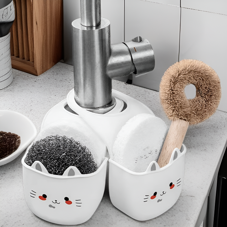 Multifunctional Kitchen Sink Storage Draining Rack