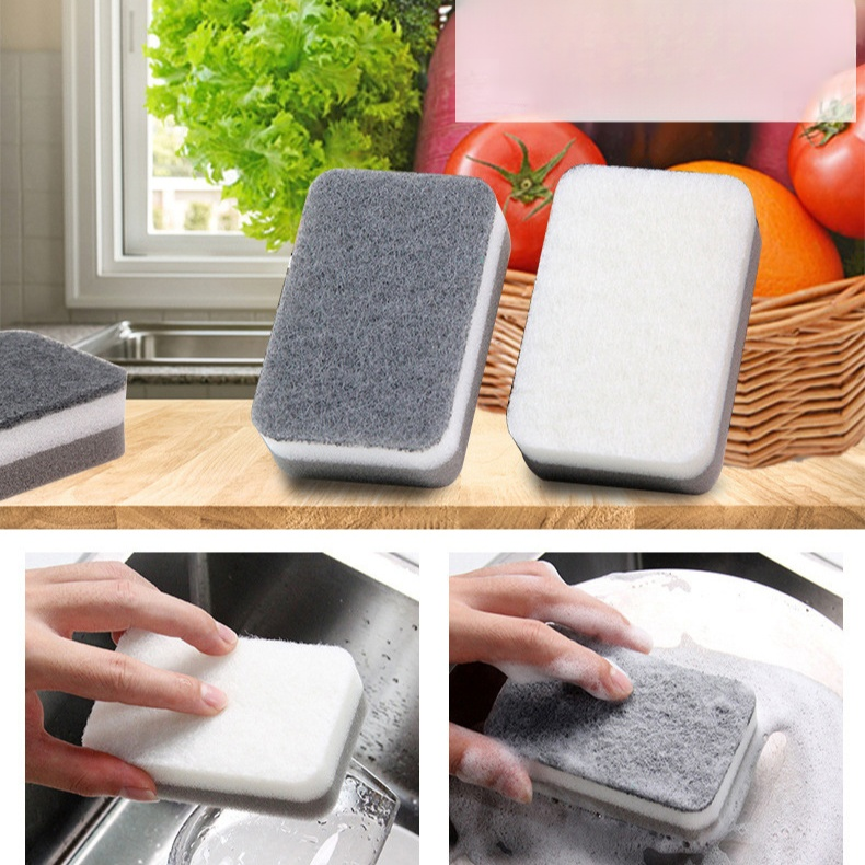 雙層加厚清潔海綿擦