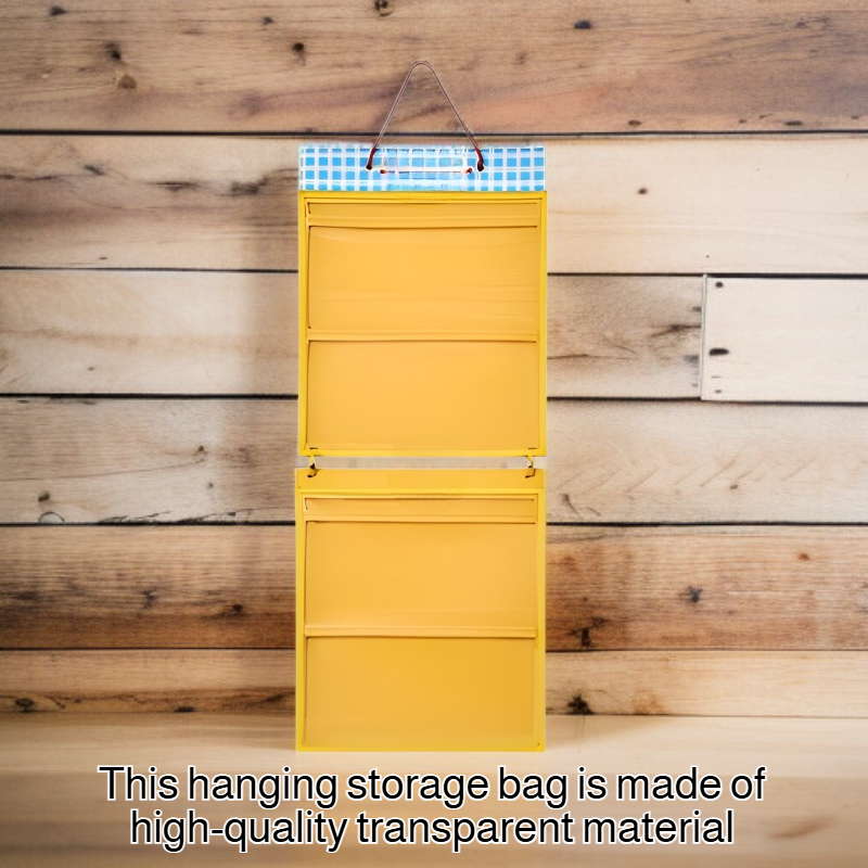Transparent Hanging Storage Bag, Large Capacity Display Organizer