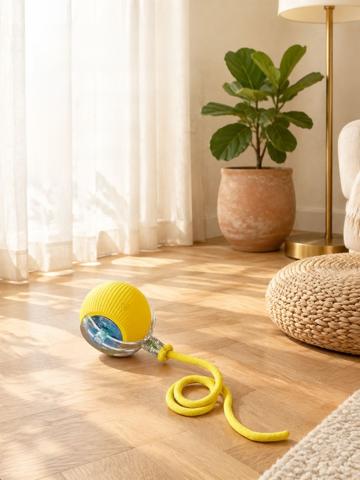 Eco-Friendly Interactive Pet Toy Ball