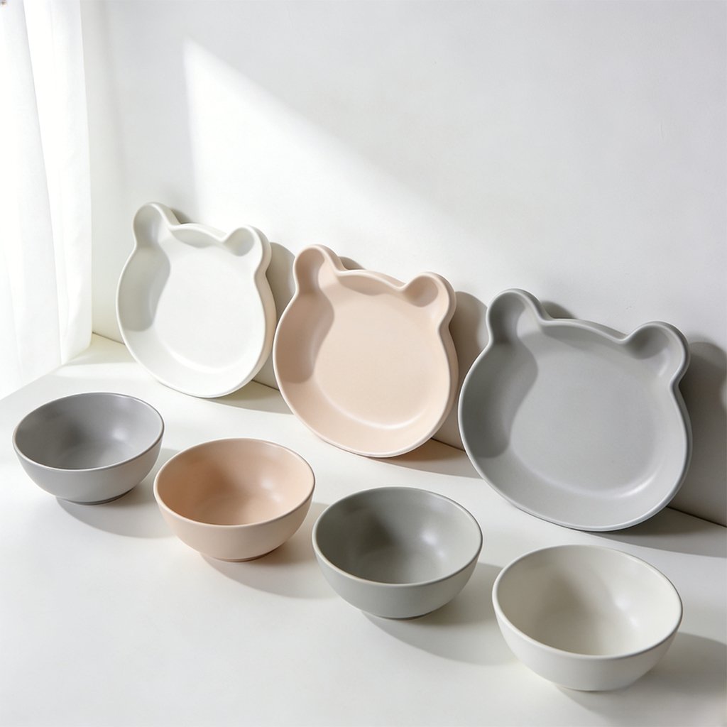 楽しいデザインのキッズ食器セット