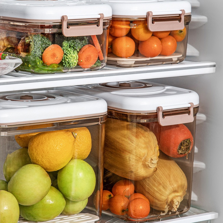 Caja de conservación al vacío hermética para cocina