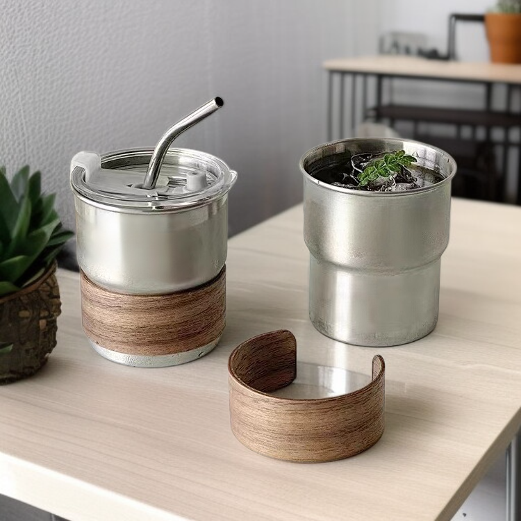 고품질 304 스테인리스 커피잔, 심플 데일리 식기 신제품