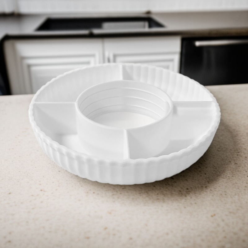 Silicone snack plate