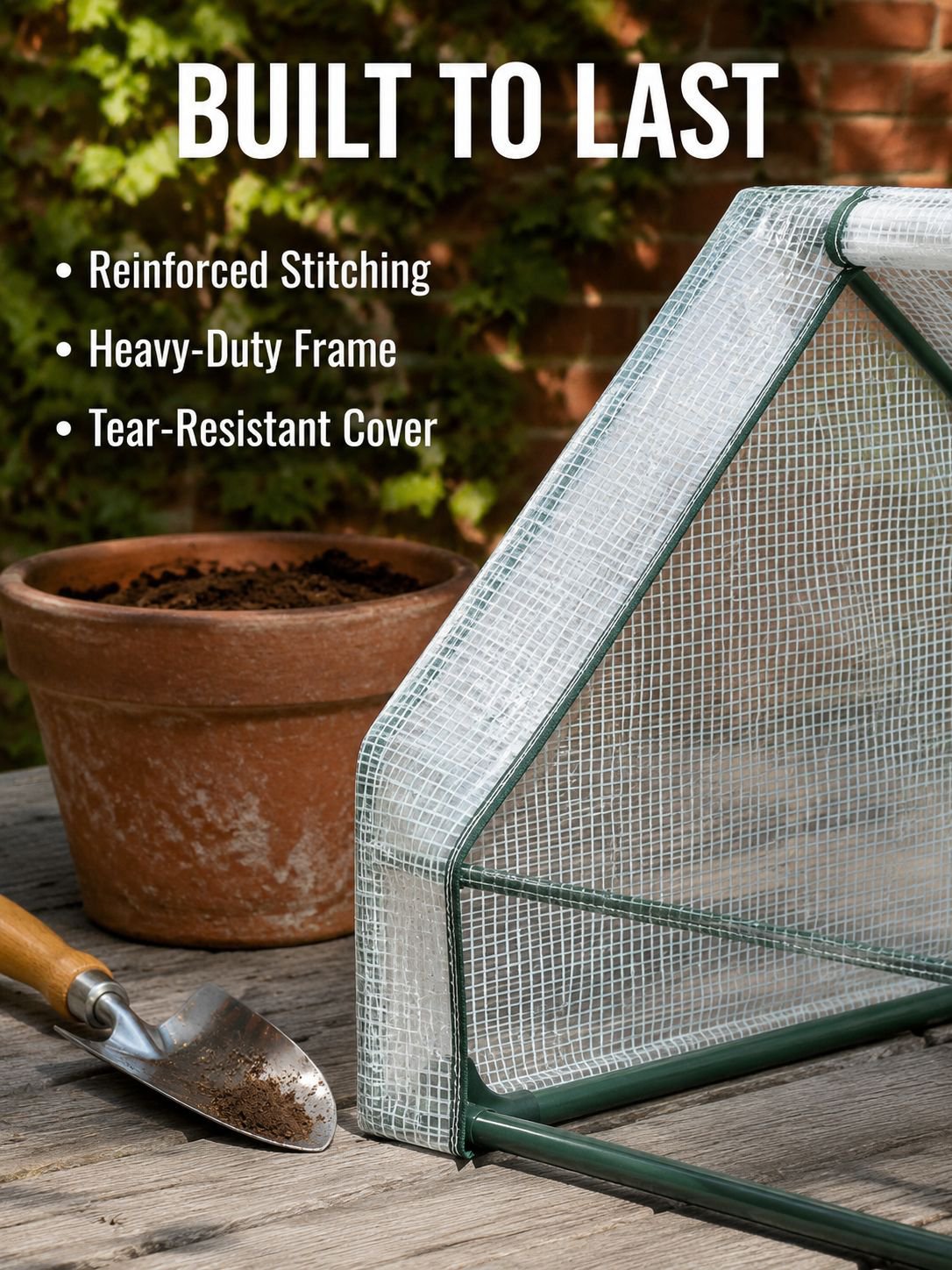 Frostproof Home Greenhouse for Balcony, Patio, Garden, and Outdoor Use