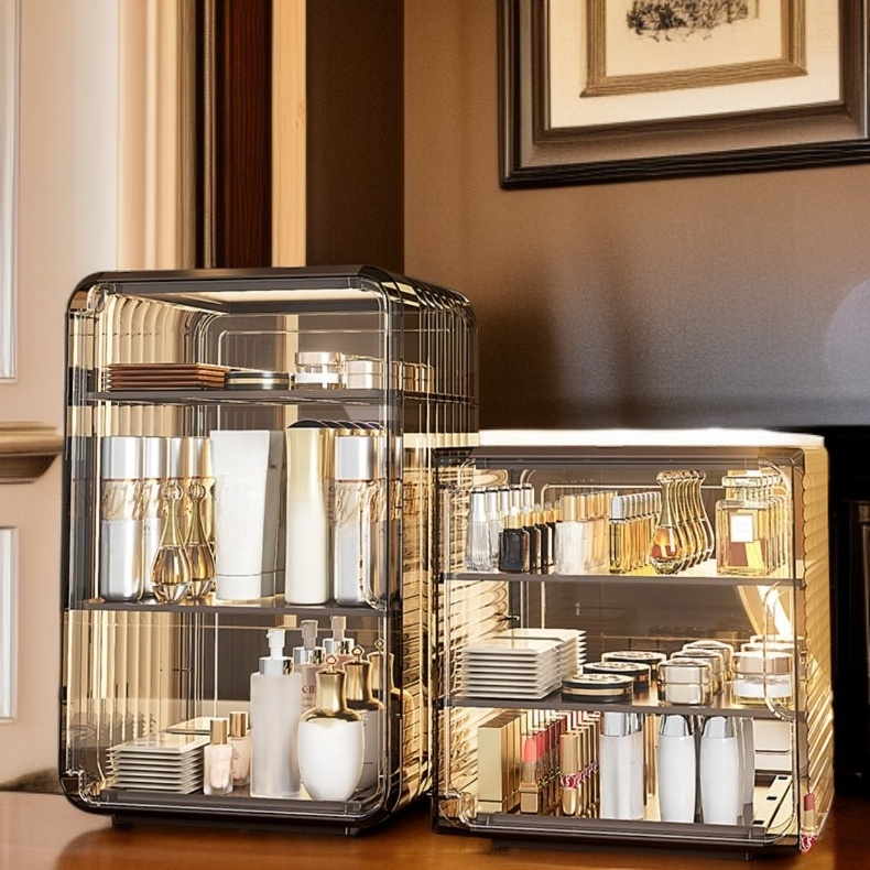 Durable transparent acrylic beauty storage box