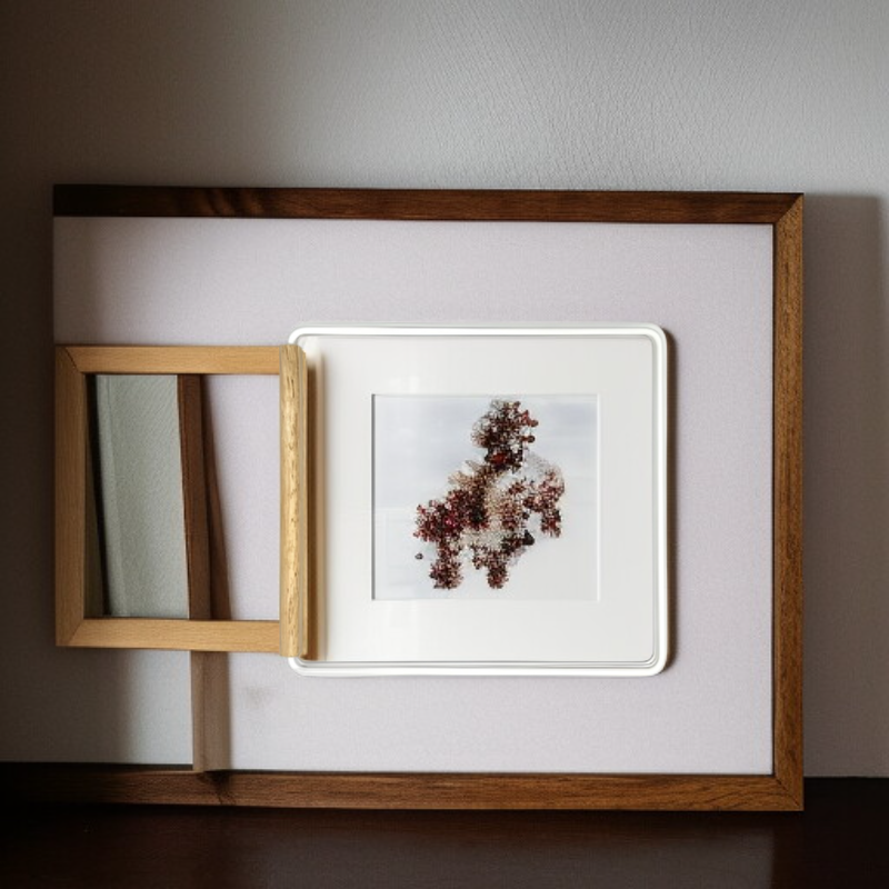 Wood Handle Foldable Dishcloth Hanger Mini Drying Rack