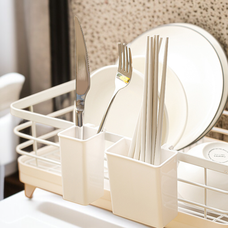 Close-up of magnetic fridge side utensil organizer