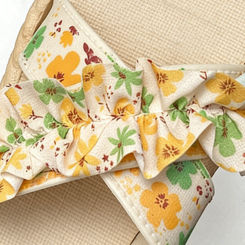 Floral Home Slippers