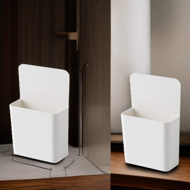 Caja de almacenamiento de control remoto para pared con panel perforado