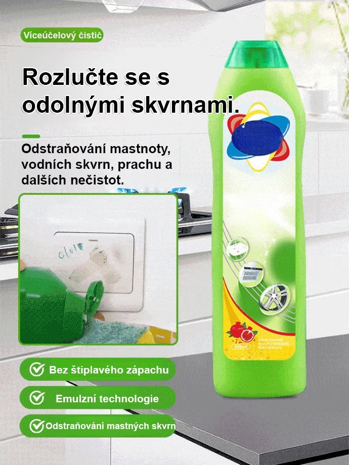 【Jedna kapka čistoty】multifunkční čisticí krémový odstraňovač skvrn