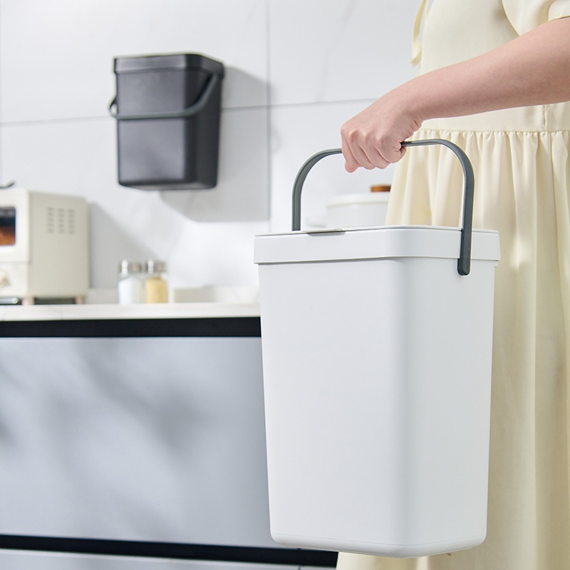 壁掛式廚房垃圾桶收納桶