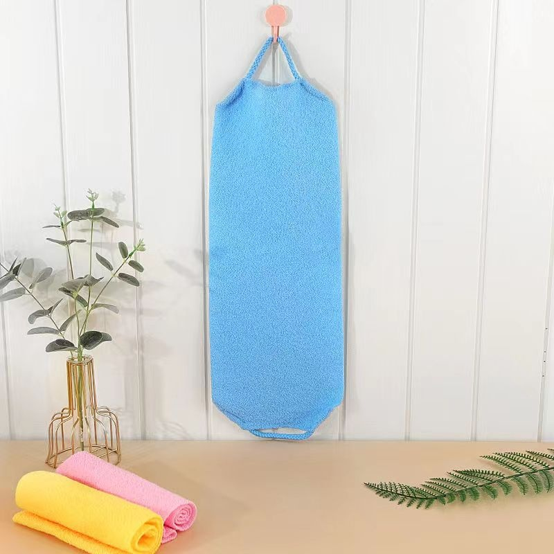 Serviette exfoliante épaissie pour nettoyer le dos