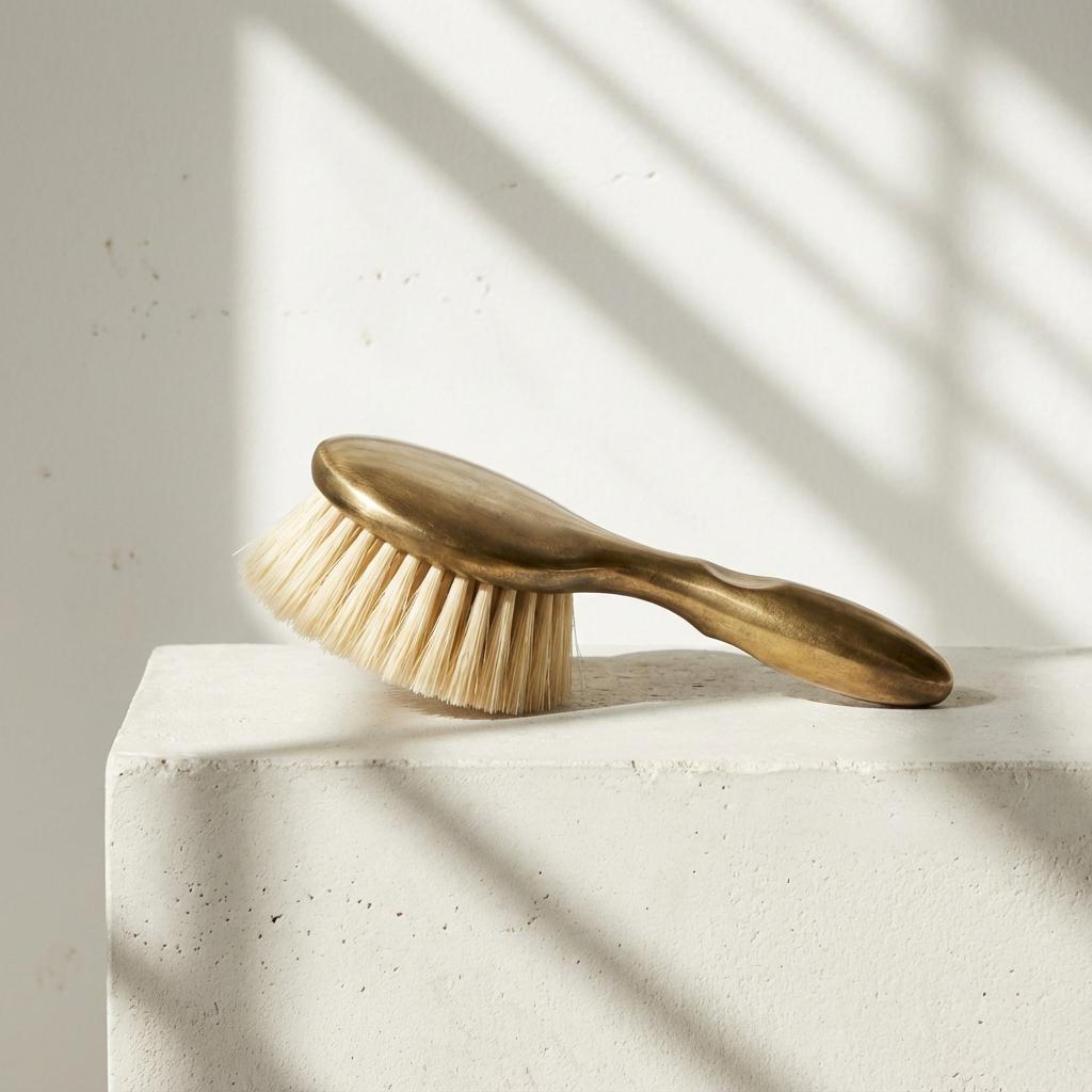 Kuchyňský čisticí kartáč při čištění spár