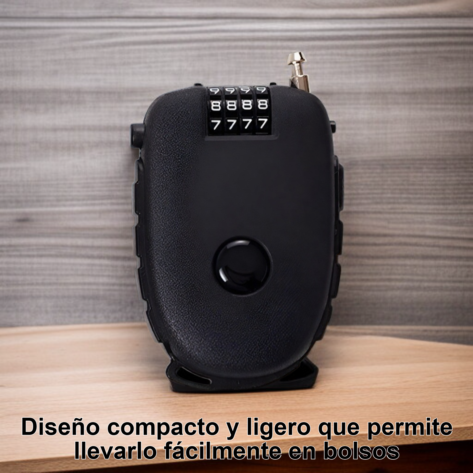 Candado de alambre portátil