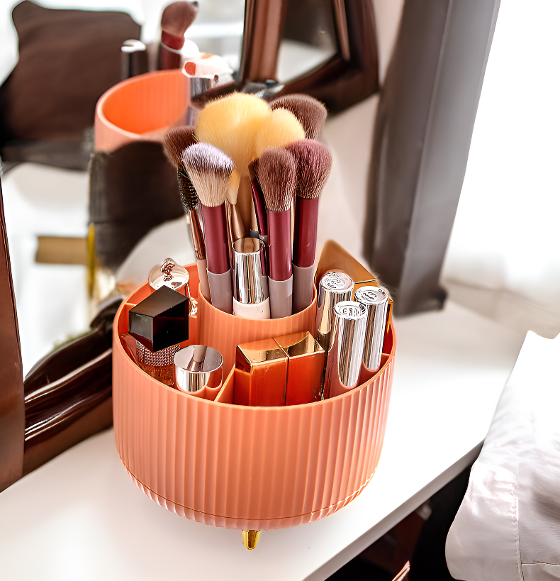 حقيبة مستحضرات تجميل قابلة للدوران