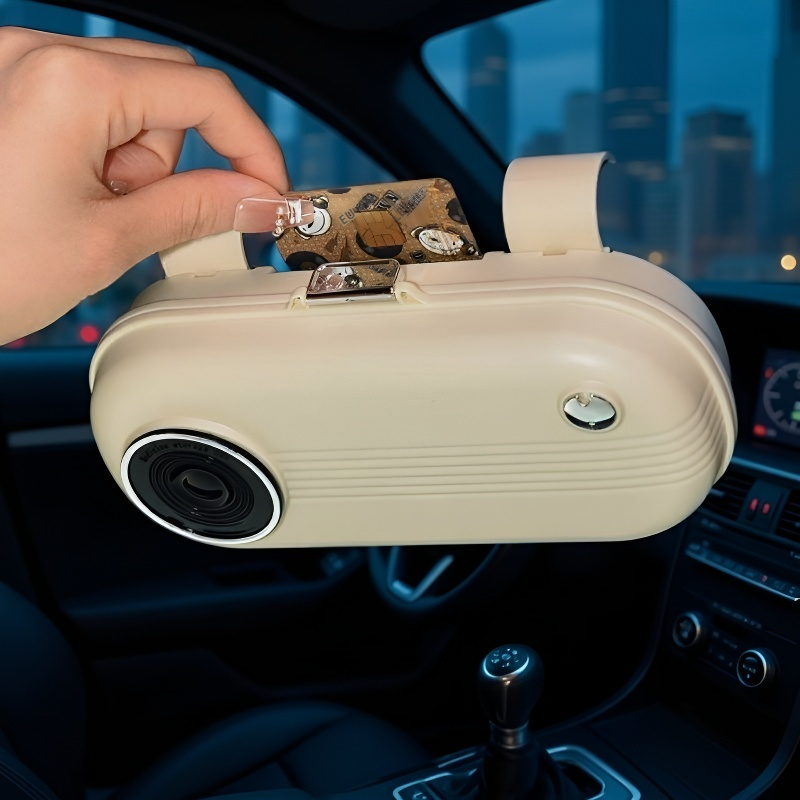 Autós multifunkcionális napszemüveg tartó doboz