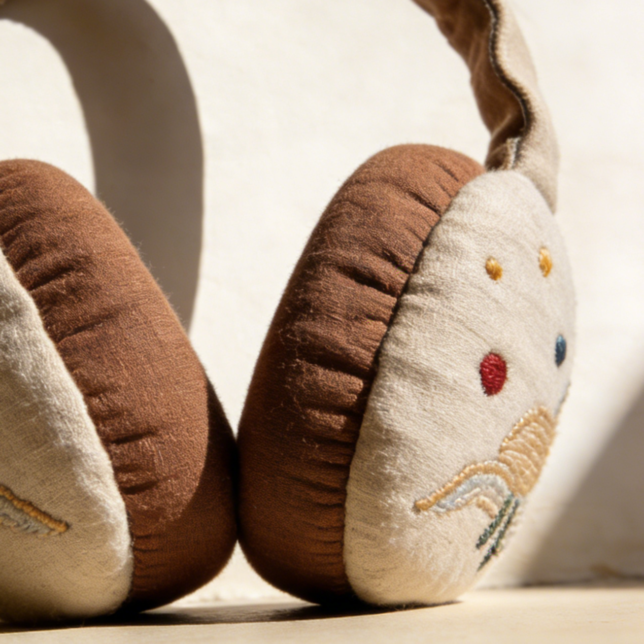 耳罩細緻柔軟材質特寫