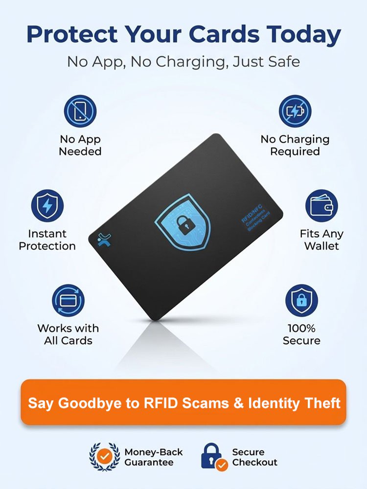 【Protect Your Credit Card】Anti-RFID Skimming Card