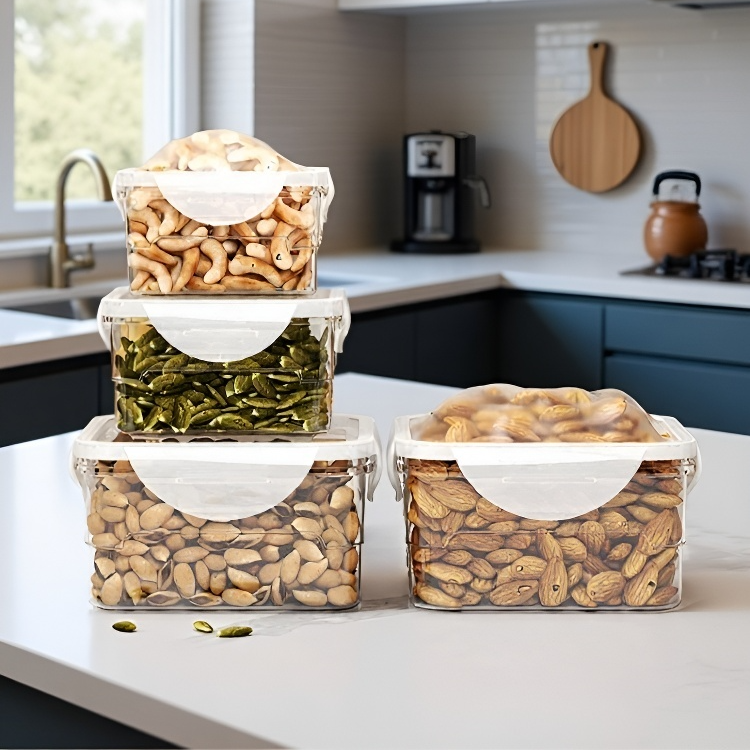 Durable airtight food storage container for refrigerator