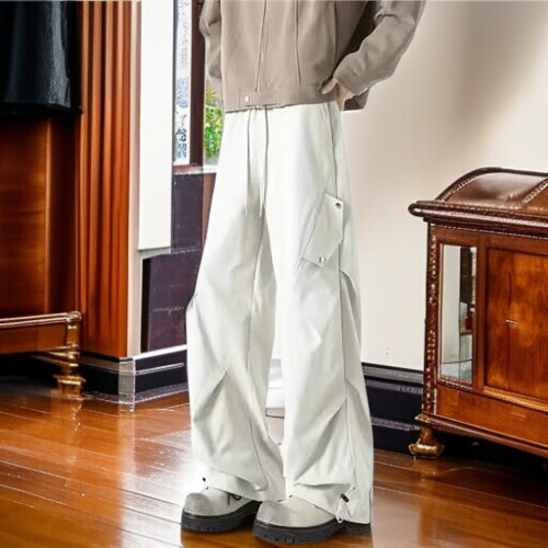 디자인감 빈티지 캐주얼 팬츠 캐주얼 남성 팬츠 봄여름 카고 팬츠 아메리칸 팬츠