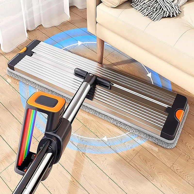 극세사 천 가정용 바닥 청소용 밀대 세트